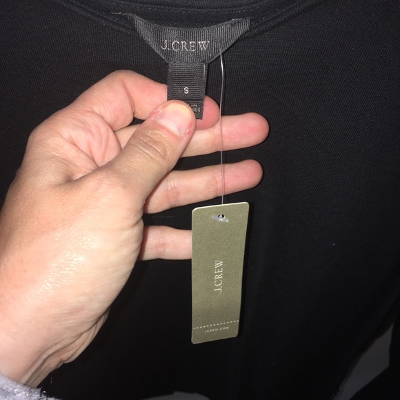 J crew cross back wrap top, black, small, NWT - Picture 4 of 4